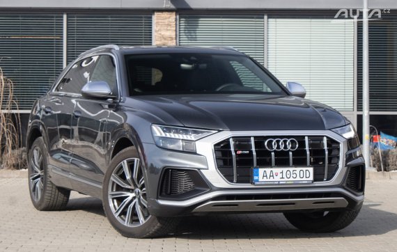 Audi SQ8 4.0 TFSI quattro tiptronic, 373kW (2021) / AJ NA SPLÁTKY / PROTIÚČET / 2021 šedá