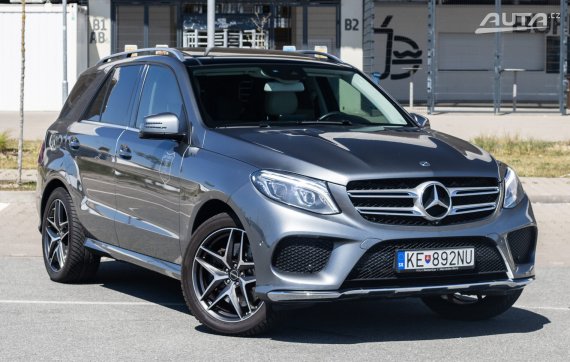 Mercedes-Benz GLE SUV 400 4matic A/T, 245kW (2017) / AJ NA SPLÁTKY / PROTIÚČET / 2017 šedá