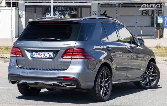 Mercedes-Benz GLE SUV 400 4matic A/T, 245kW (2017) / AJ NA SPLÁTKY / PROTIÚČET / 2017 šedá