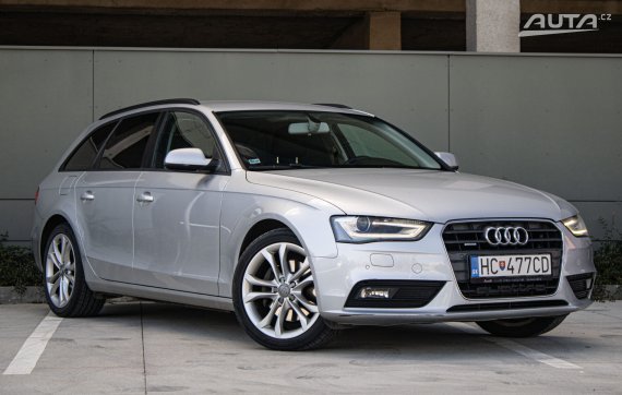 Audi A4 Avant quattro 2.0 155kW AT 2012 / AJ NA SPLÁTKY / PROTIÚČET / 2012 stříbrná metalíza