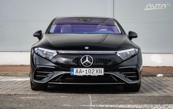 Mercedes-Benz EQS 580 4MATIC Edition One 385kW AT 2022 / AJ NA SPLÁTKY / PROTIÚČET / 2022 černá
