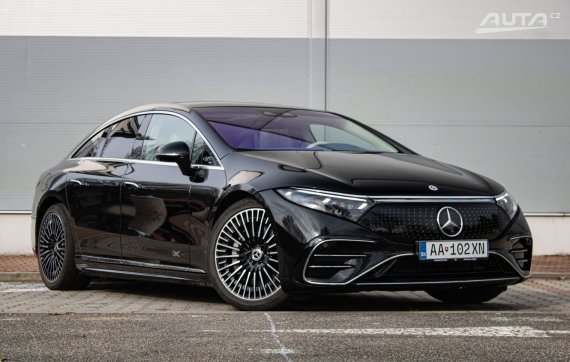 Mercedes-Benz EQS 580 4MATIC Edition One 385kW AT 2022 / AJ NA SPLÁTKY / PROTIÚČET / 2022 černá