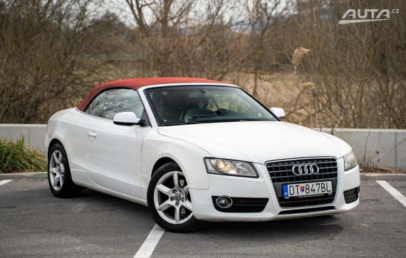 Audi A5 Cabriolet 2.0 TDi M6 2010 bílá