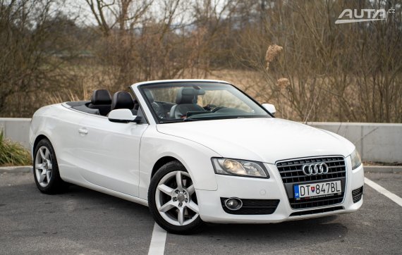 Audi A5 Cabriolet 2.0 TDi M6 2010 bílá