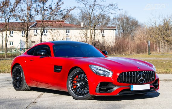 Mercedes-Benz AMG GT S coupe TOP STAV / AJ NA SPLÁTKY- PROTIHODNOTA / 2018 červená