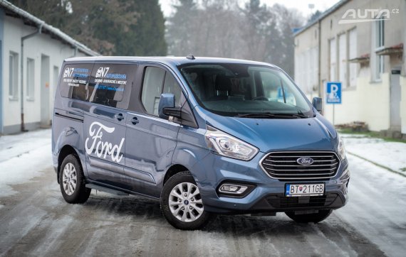 Ford Tourneo Custom PHEV 93kW, Možný odpočet DPH - AJ NA SPLÁTKY / PROTIHODNOTA 2022 modrá
