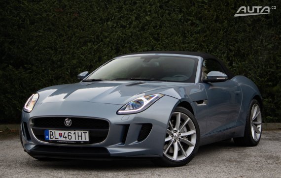 Jaguar F-Type Convertible 3.0L V6 A/T / AJ NA SPLÁTKY / PROTIÚČET / 2014 - hlavní pohled