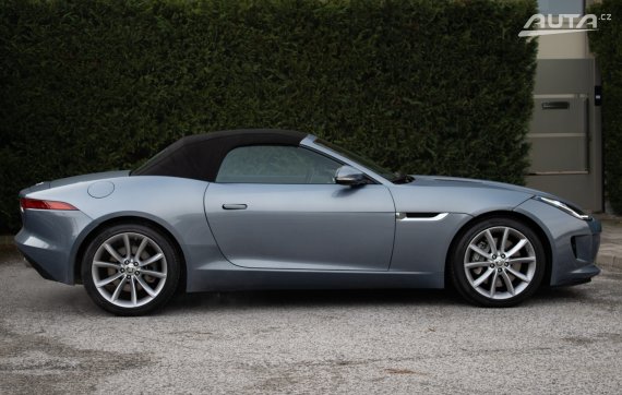 Jaguar F-Type Convertible 3.0L V6 A/T / AJ NA SPLÁTKY / PROTIÚČET / 2014 šedá