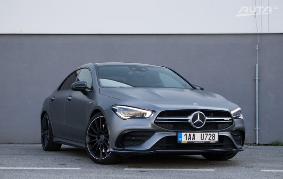 Mercedes-Benz CLA Kupé AMG 35 4MATIC 225kW A/7 MOŽNÁ ZÁRUKA / AJ NA SPLÁTKY / NA PROTIÚČET 2019 šedá