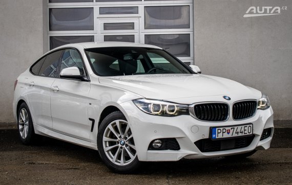 BMW Rad 3 GT 320d xDrive  M Sport A/T, 140kW, A8, 5d. (2016-2019) /AJ NA SPLÁTKY/PROTIÚČET 2019 bílá