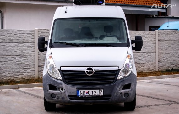 Opel Movano 2.3CDTi L2H2 MRAZIAK 3.5t 92kw AJ NA SPLÁTKY / PROTIÚČET 2014 bílá