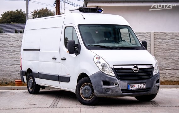 Opel Movano 2.3CDTi L2H2 MRAZIAK 3.5t 92kw AJ NA SPLÁTKY / PROTIÚČET 2014 bílá