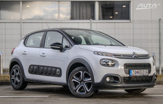 Citroën C3 PureTech 110 S&amp;s Shine A/T 81kW, A6 / AJ NA SPLÁTKY / PROTIÚČET / 2020 bílá
