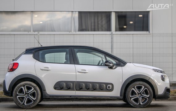 Citroën C3 PureTech 110 S&amp;s Shine A/T 81kW, A6 / AJ NA SPLÁTKY / PROTIÚČET / 2020 bílá