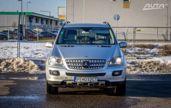 Mercedes-Benz ML ML420 CDI 4MATIC / AJ NA SPLÁTKY / PROTIÚČET / 2006 stříbrná metalíza