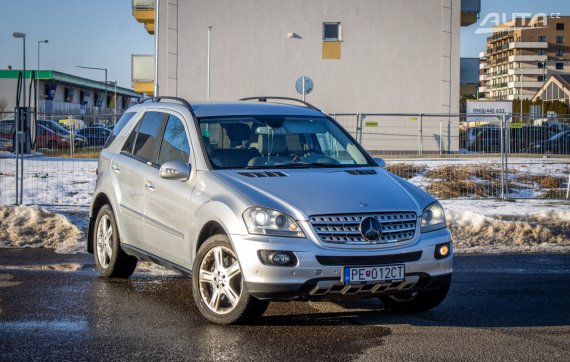 Mercedes-Benz ML ML420 CDI 4MATIC / AJ NA SPLÁTKY / PROTIÚČET / 2006 stříbrná metalíza