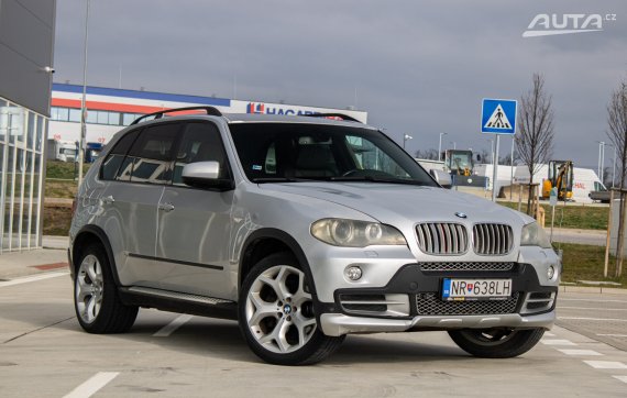 BMW X5 xDRIVE35d 210kW / NA SPLÁTKY / NA PROTIÚČET 2008 stříbrná metalíza