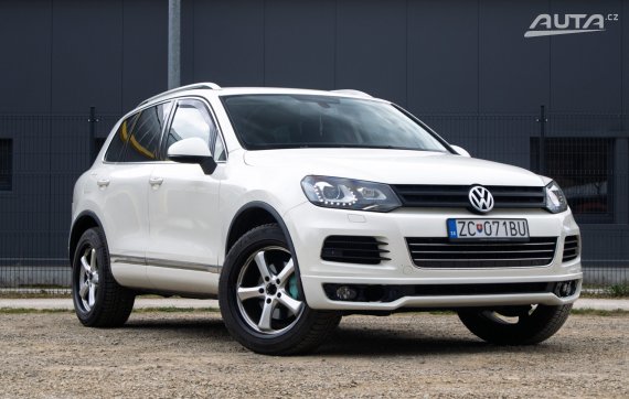 Volkswagen Touareg II 3.9 V6 TDI BlueMotion Technology 176kW / NA SPLÁTKY / NA PROTIÚČET 2011 bílá