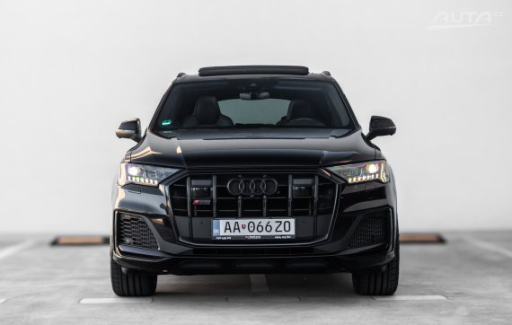 Audi SQ7 4.0 TFSI V8 / 7-MIESTNE / AJ NA SPLÁTKY / PROTIÚČET 2022 černá
