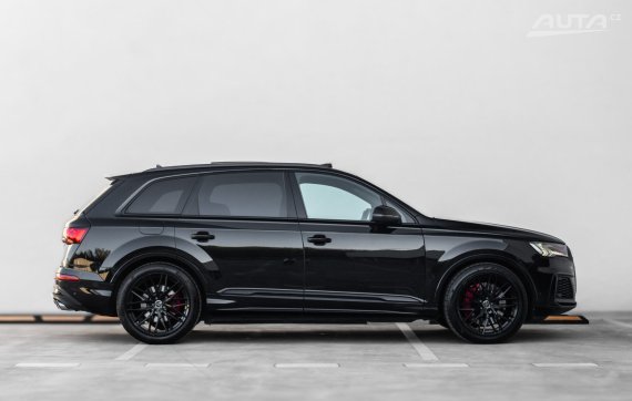 Audi SQ7 4.0 TFSI V8 / 7-MIESTNE / AJ NA SPLÁTKY / PROTIÚČET 2022 černá