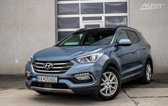 Hyundai Santa Fe 2.2 CRDi 4x4 Premium A/T, 147kW, A6, 5d. /AJ NA SPLÁTKY/PROTIÚČET 2016 - hlavní pohled