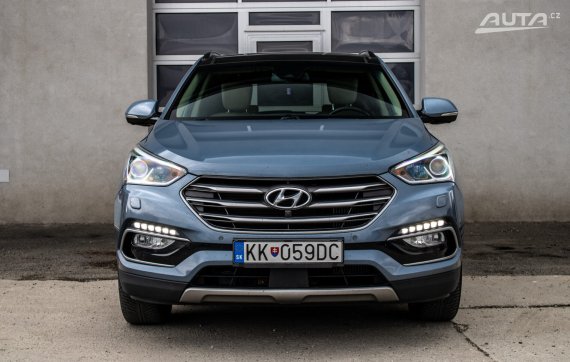 Hyundai Santa Fe 2.2 CRDi 4x4 Premium A/T, 147kW, A6, 5d. /AJ NA SPLÁTKY/PROTIÚČET 2016 modrá