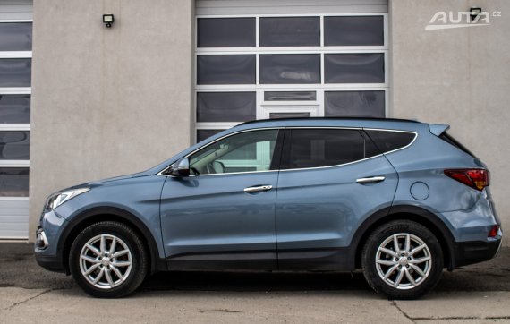 Hyundai Santa Fe 2.2 CRDi 4x4 Premium A/T, 147kW, A6, 5d. /AJ NA SPLÁTKY/PROTIÚČET 2016 modrá