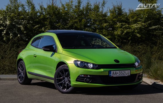 Volkswagen Scirocco 2.0 TDI 170k / AJ NA SPLÁTKY / PROTIÚČET / 2009 zelená