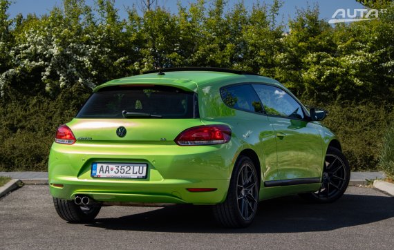 Volkswagen Scirocco 2.0 TDI 170k / AJ NA SPLÁTKY / PROTIÚČET / 2009 zelená