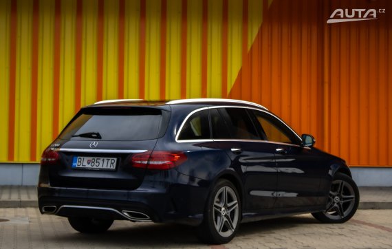 Mercedes-Benz C trieda Kombi 200 / AJ NA SPLÁTKY / PROTIÚČET / 2018 modrá