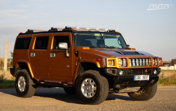 Hummer H2 2005 oranžová