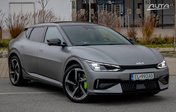 Kia EV6 77.4 kWh GT 4WD / AJ SPLÁTKY / PROTIÚČET / 2023 šedá