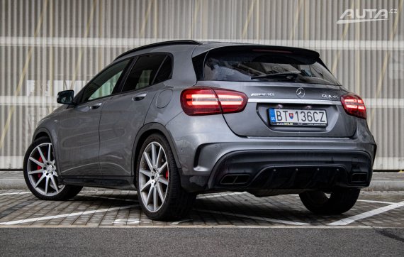 Mercedes-Benz GLA AMG  45 280kW A/T 7-st. 2018  AJ NA SPLÁTKY / PROTIÚČET / 2018 šedá
