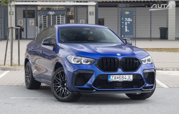 BMW X6 M Competition 2021 modrá