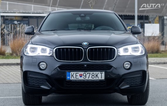 BMW X6 xDrive30d, 190kW (2017) / AJ NA SPLÁTKY / PROTIÚČET / 2017 černá