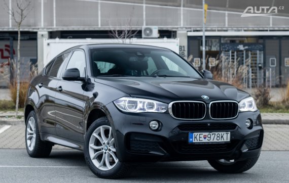 BMW X6 xDrive30d, 190kW (2017) / AJ NA SPLÁTKY / PROTIÚČET / 2017 černá