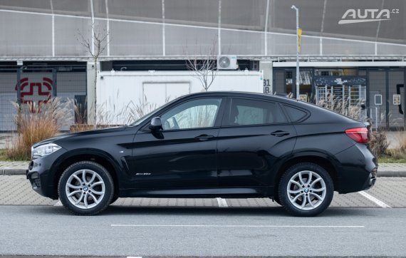BMW X6 xDrive30d, 190kW (2017) / AJ NA SPLÁTKY / PROTIÚČET / 2017 černá