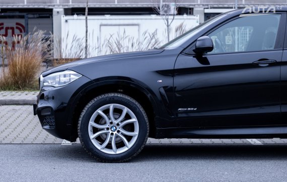 BMW X6 xDrive30d, 190kW (2017) / AJ NA SPLÁTKY / PROTIÚČET / 2017 černá