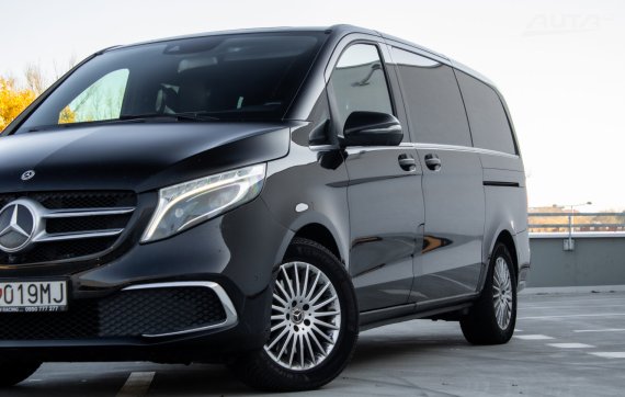Mercedes-Benz V trieda Van 176kw AT/9 4x4 2020 / AJ NA SPLÁTKY / PROTIÚČET 2020 černá
