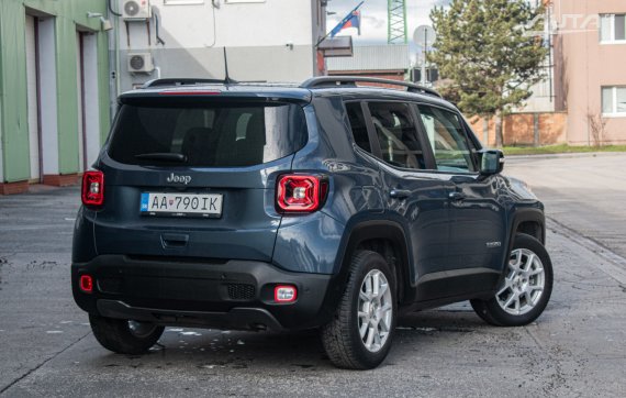 Jeep Renegade 1.5 e-Hybrid Longitude, 1.majiteľ, SK, AJ NA SPLÁTKY / PROTIÚČET 2023 modrá