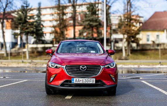 Mazda CX-3 1.5 Skyactiv-D105 Revolution AWD.   FINANCOVANIE/PROTIÚČET 2015 červená