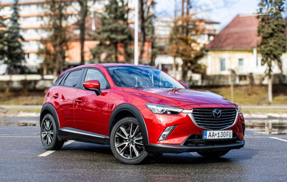 Mazda CX-3 1.5 Skyactiv-D105 Revolution AWD.   FINANCOVANIE/PROTIÚČET 2015 červená