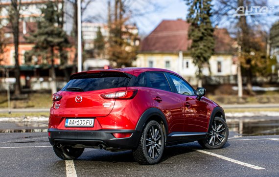 Mazda CX-3 1.5 Skyactiv-D105 Revolution AWD.   FINANCOVANIE/PROTIÚČET 2015 červená