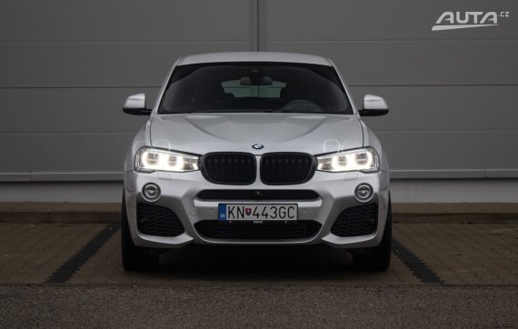 BMW X4 xDrive35d M-Sport 230kw AT/8 2018 / AJ NA SPLÁTKY / PROTIÚČET 2018 stříbrná metalíza