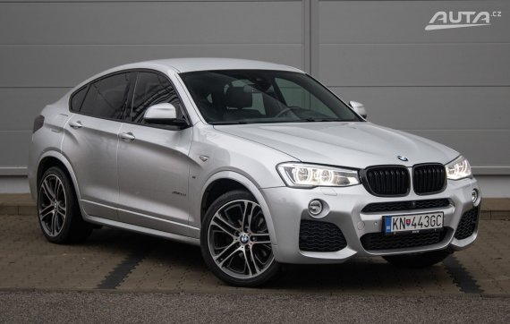 BMW X4 xDrive35d M-Sport 230kw AT/8 2018 / AJ NA SPLÁTKY / PROTIÚČET 2018 stříbrná metalíza