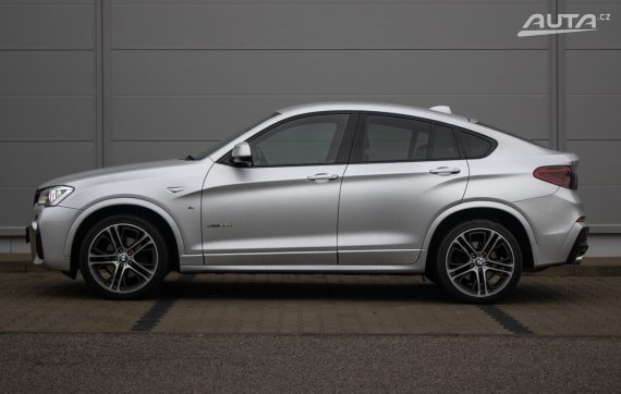 BMW X4 xDrive35d M-Sport 230kw AT/8 2018 / AJ NA SPLÁTKY / PROTIÚČET 2018 stříbrná metalíza