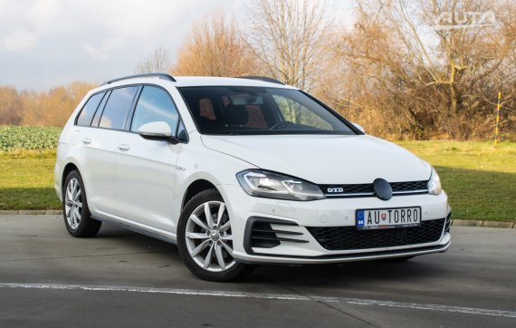 Volkswagen Golf Variant GTD 2.0TDI DSG / AJ NA SPLÁTKY - PROTIHODNOTA / 2017 bílá