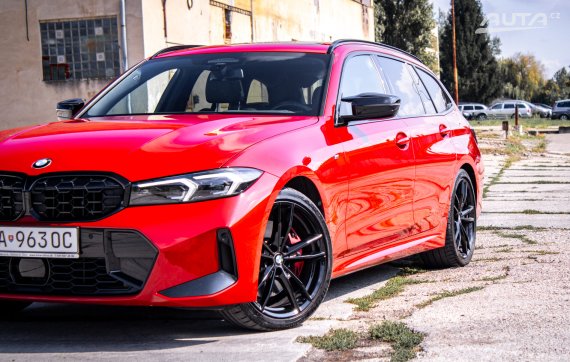 BMW G21 M340i Touring mHEV xDrive A/T 2023 červená
