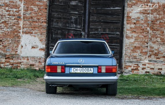 Mercedes-Benz 280 SEL W126 AT3 / AJ NA SPLÁTKY / PROTIÚČET / 1983 modrá