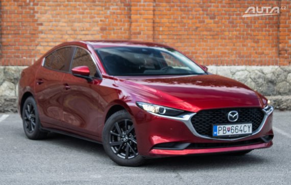 Mazda 3 2.0 Skyactiv-G MHEV 90 kW (2019) / AJ NA SPLÁTKY / PROTIÚČET / 2019 červená